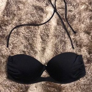Victoria secret Black strapless bikini top